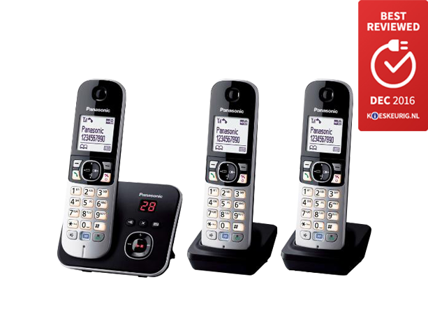 Foto van KX-TG6823NLB Digitale draadloze DECT-telefoon