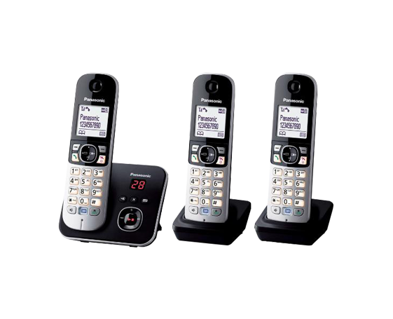 KX-TG6823NLB Digitale draadloze DECT-telefoon