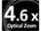 4.6x Optical Zoom