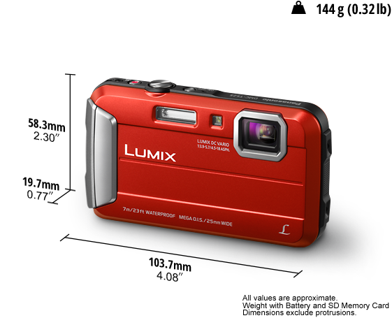 LUMIX Digital Camera DMC-FT25GN
