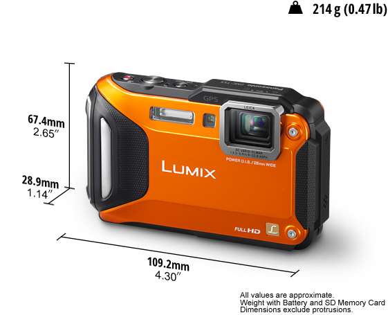 LUMIX Digital Camera DMC-FT5GN