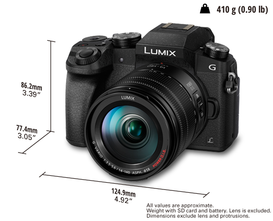 Lumix G Mirrorless Digital Camera (DSLM) DMC-G7HGN
