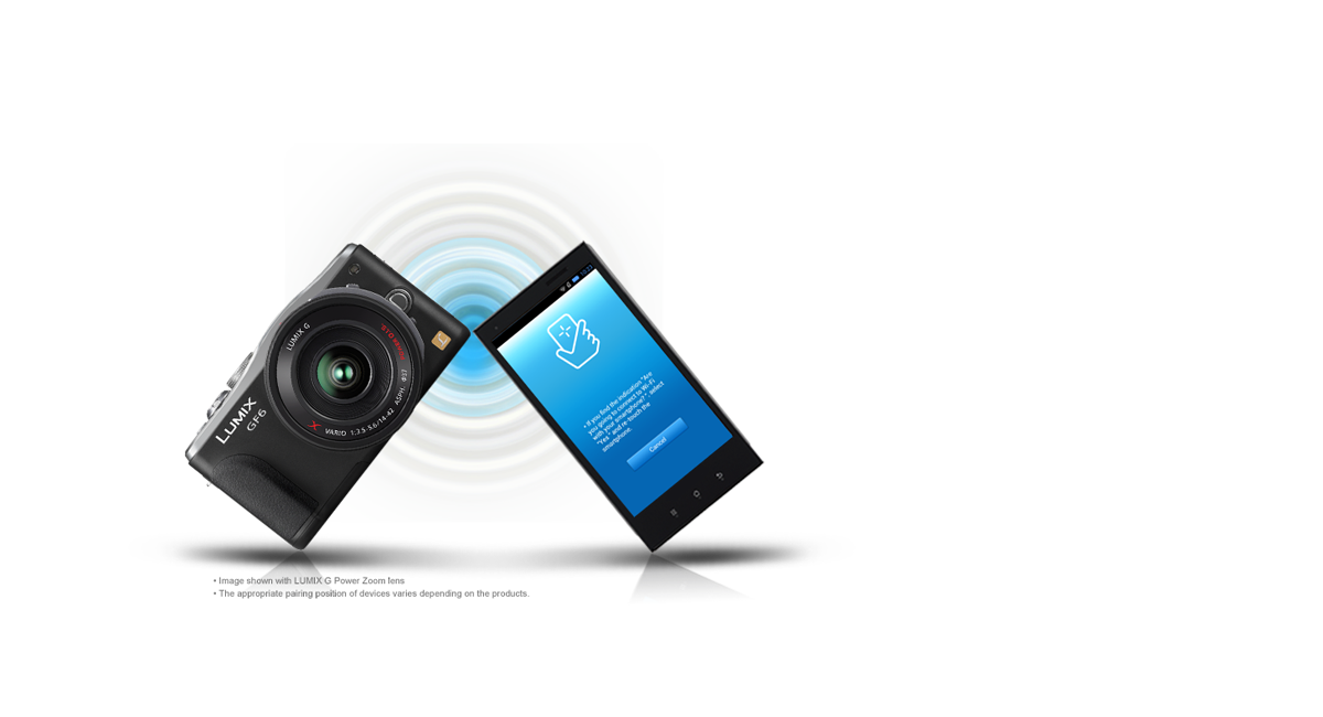 One-Touch Connection and
Picture Sharing with NFC