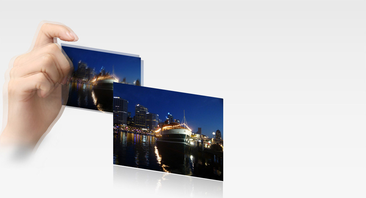 POWER O.I.S.

(Optical Image Stabiliser)

with Active Mode
