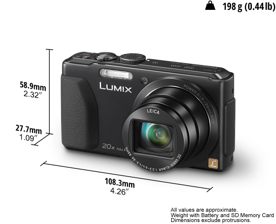LUMIX Digital Camera DMC-TZ40GN