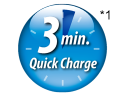 3min. Quick Charge