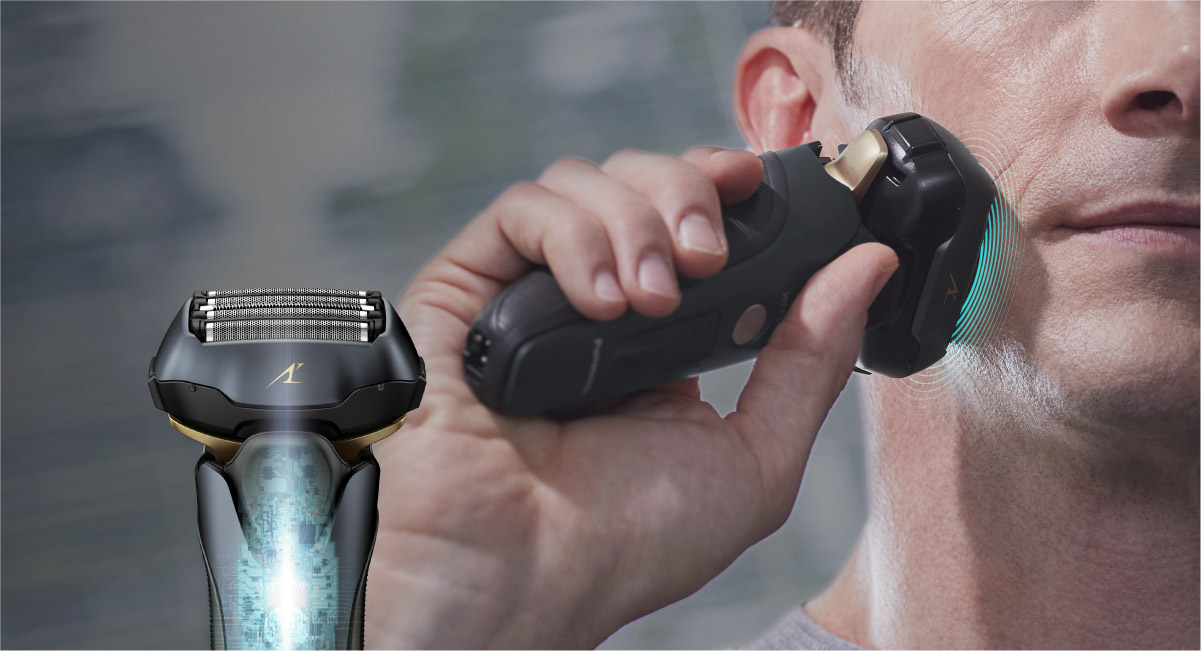 Panasonic’s Most Responsive Beard Sensor Technology*