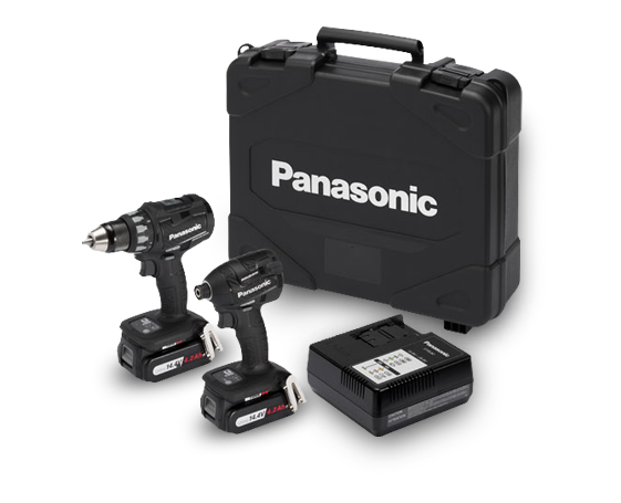 EYC215LS2F57 14.4V Drill & Impact Driver Combo Kit