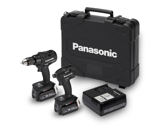 EYC217LJ2G57 18V Hammer Drill & Impact Driver Combo Kit