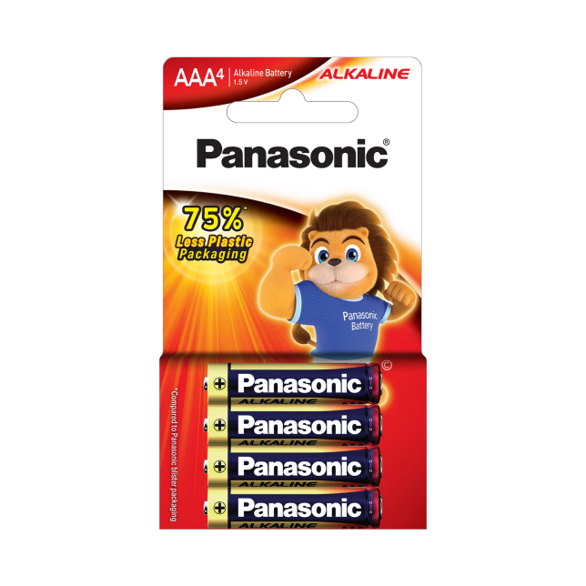 Photo of ALKALINE Batteries LR03T 4pcs (AAA size)