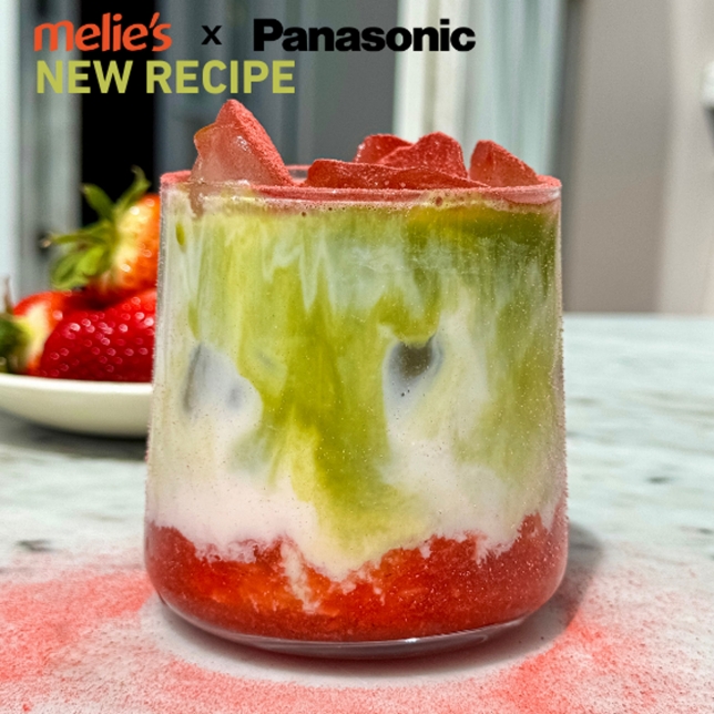 Strawberry Matcha Coconut Margarita