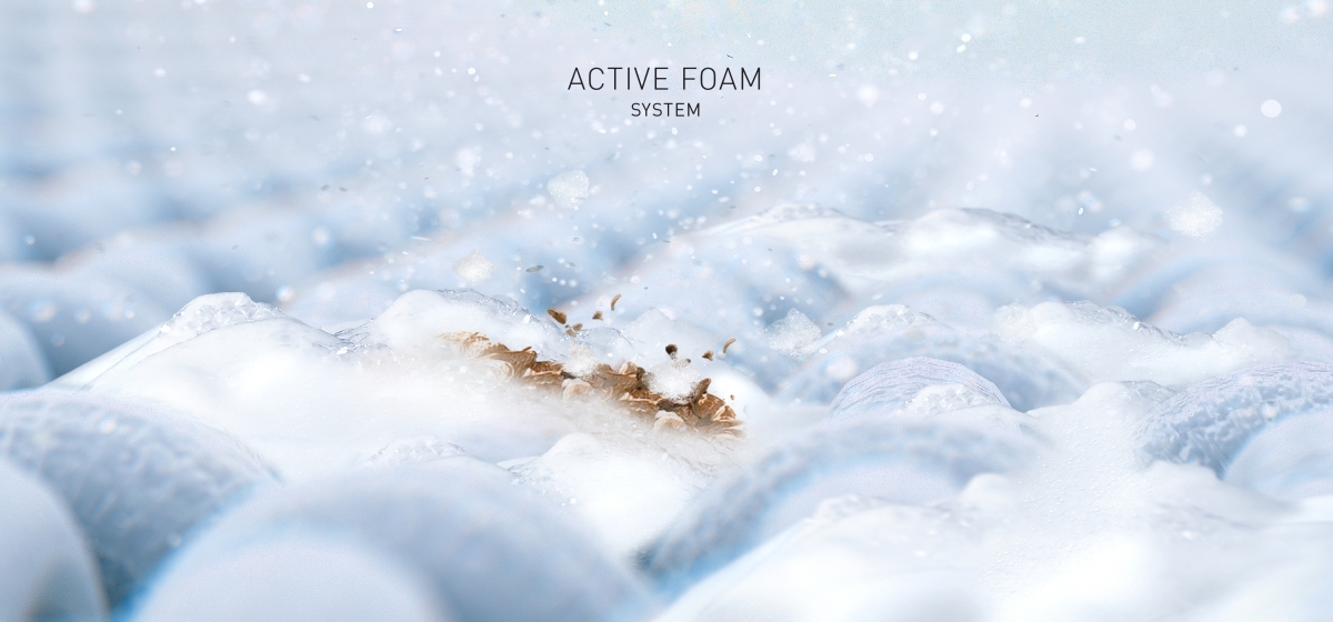 Lifts Stains Away with Fine Foam