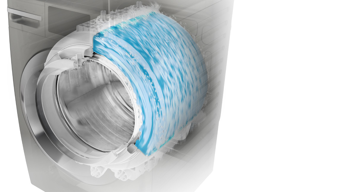 Auto Tub Care Cleansthe Tub with Every Wash