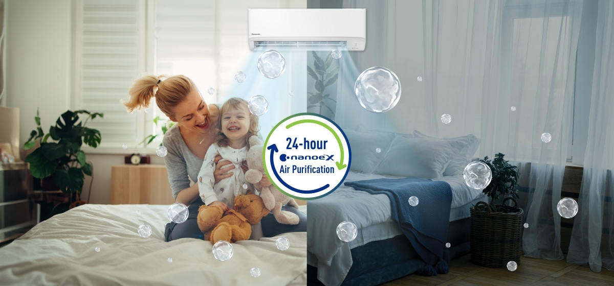 Purify Your Home All Day Long with 24-hour nanoe™ X Air Purification