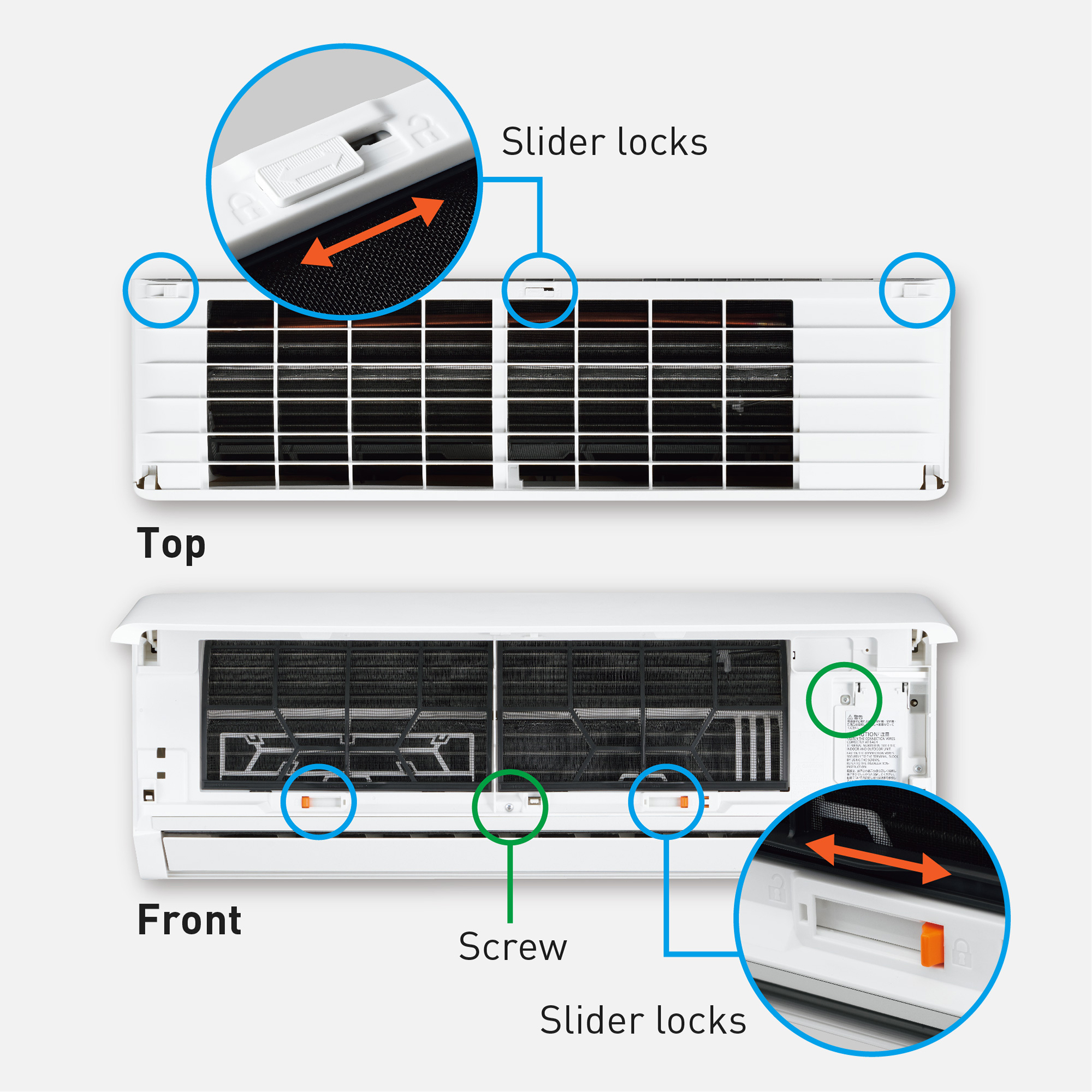 Easily Removable Front Grille