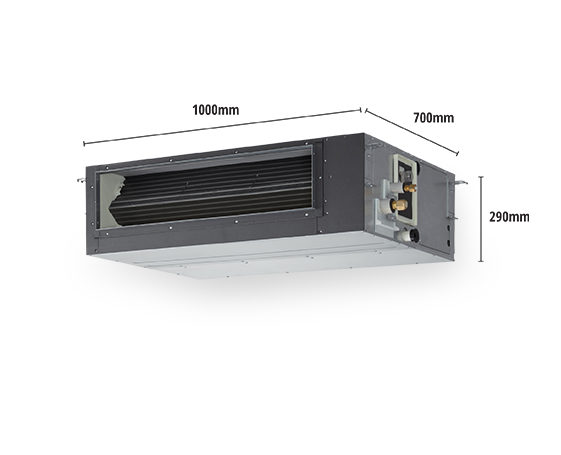 7.1kW Reverse Cycle InverterMid-static Ducted Air Conditioner