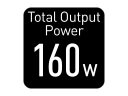 Total Output Power 160W