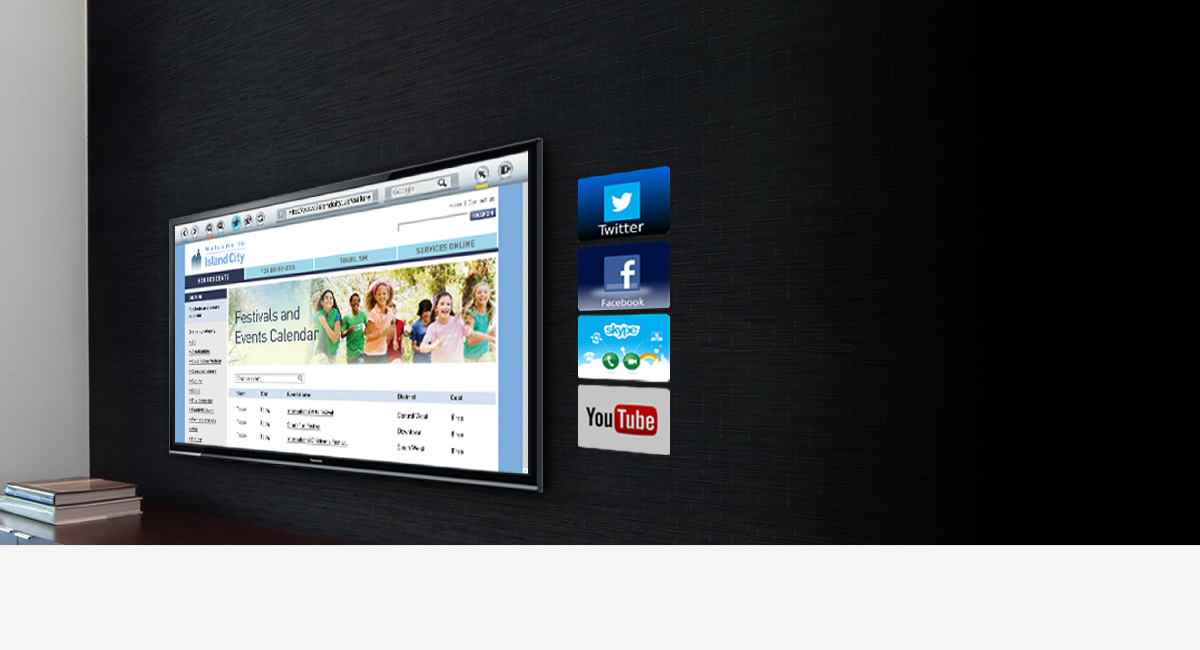 Web Browser and Apps for Smart VIERA