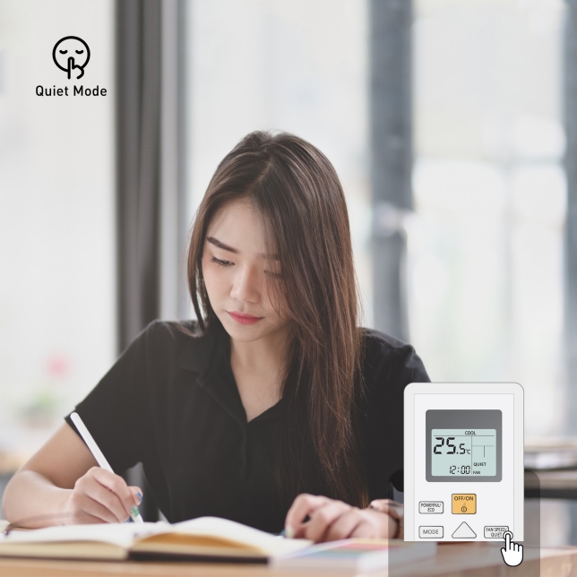 Calm and Peaceful Environment with Quiet Mode