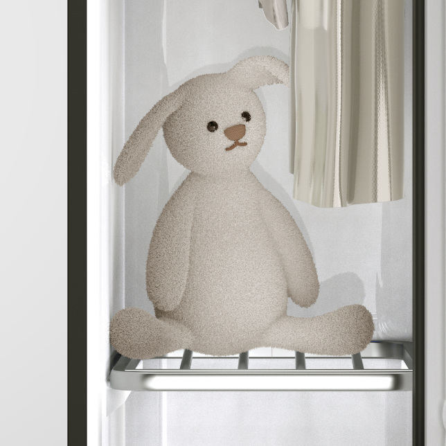 Convenient Shelf for Non-Washable Items