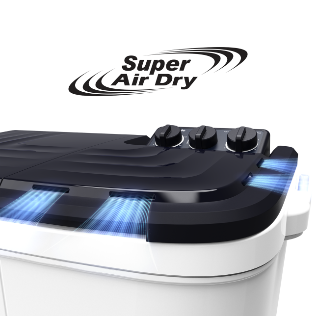 Easily Dries Clothes with Super Air Dry