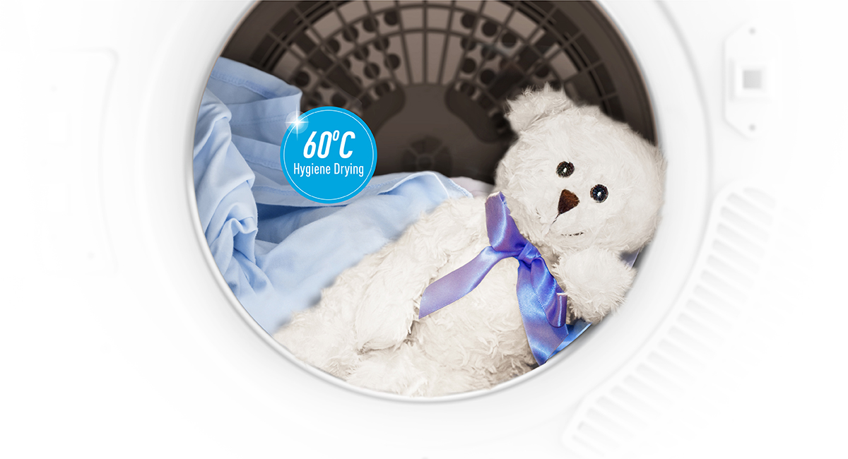 Superior Hygiene With 99.9%* Bacteria Elimination