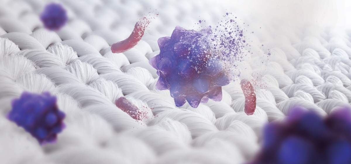 Reduces Mites & Eliminates 99.99%*² Bacteria