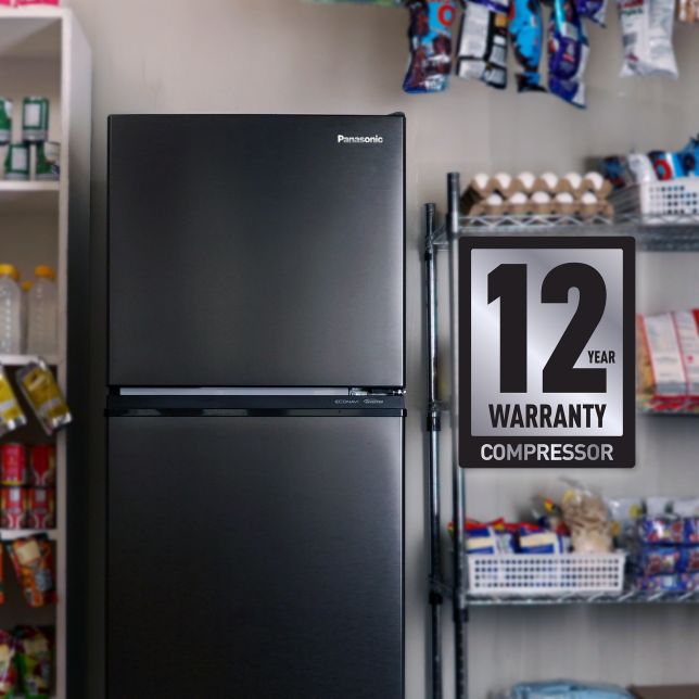 12-Year Compressor Warranty,  3-Year Parts and Labor Warranty