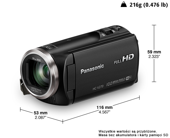 Kamera Full HD HC-V270