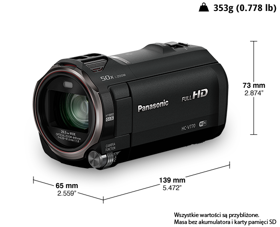 HC-V770EP-K Kamera Full HD
