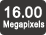 16.00 Megapixels