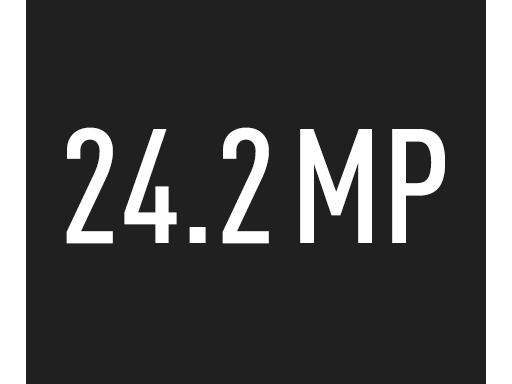 24,2 megapixeli