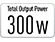 300 W