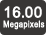 16,00 Megapixlar