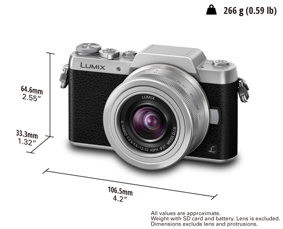 LUMIX GF7 K DSLM systemkamera