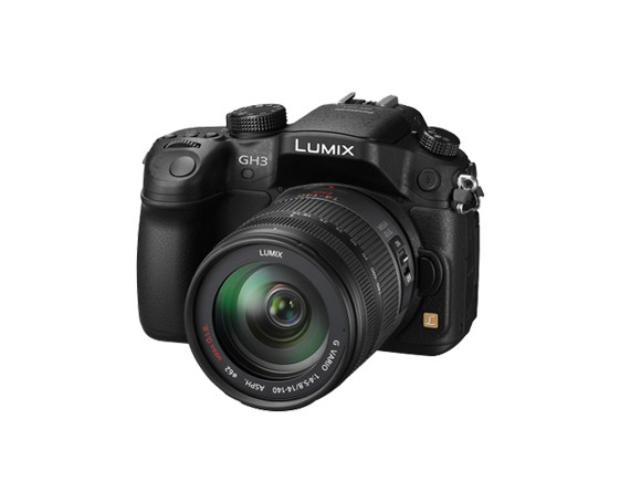 DMC-GH3H + 14-140mm optik Kompakt systemkamera i paket med 14-140mm optik