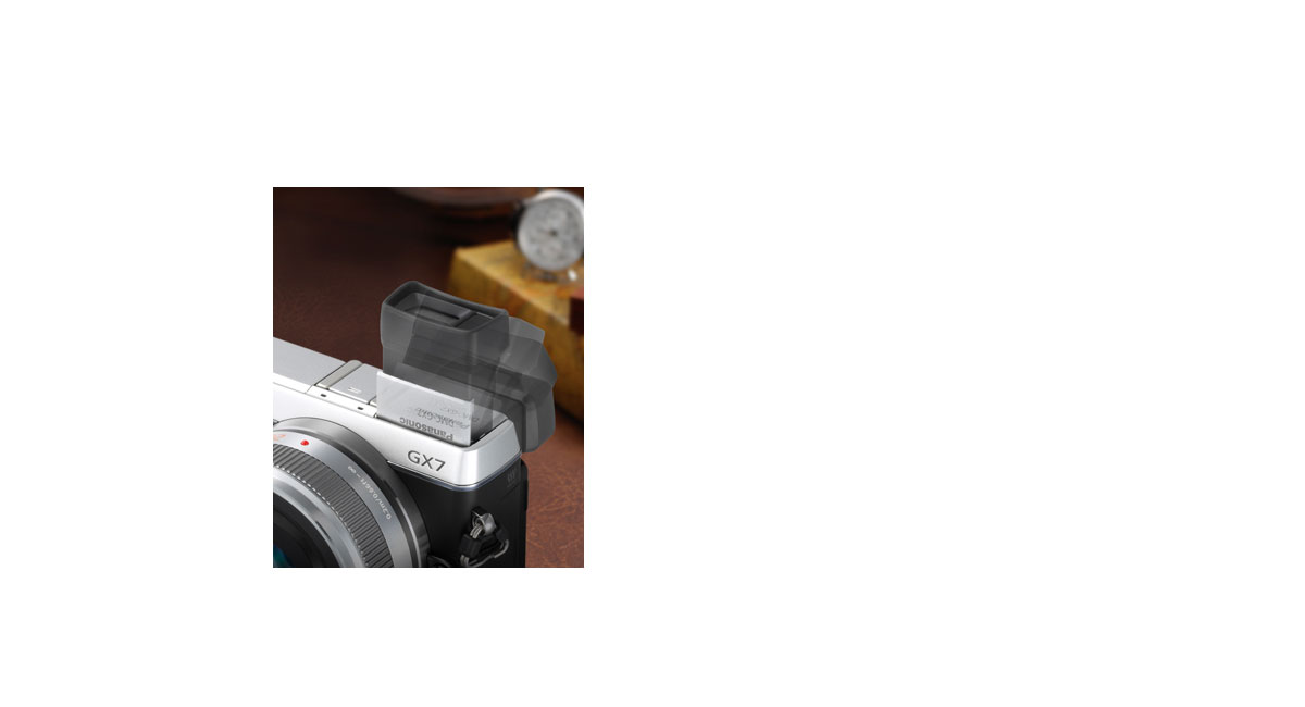 Vippbar Live View sökare