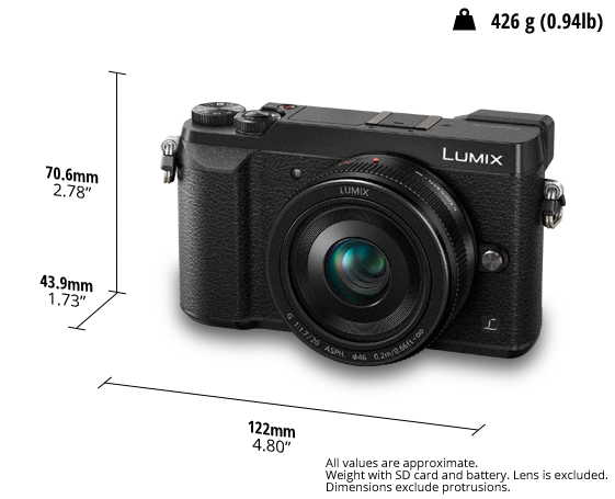LUMIX GX80 C DSLM systemkamera