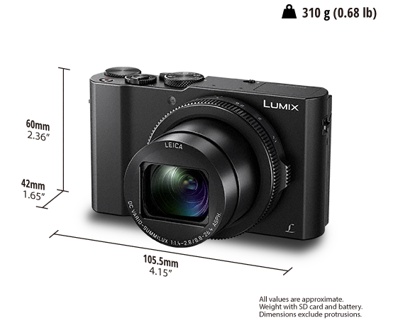 LUMIX DMC-LX15 4K digitalkamera