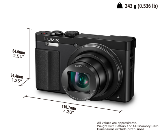 LUMIX TZ70 FHD digitalkamera