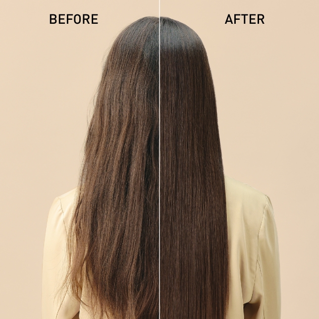 Snyggt hår som direkt har mindre hårstrån*⁴