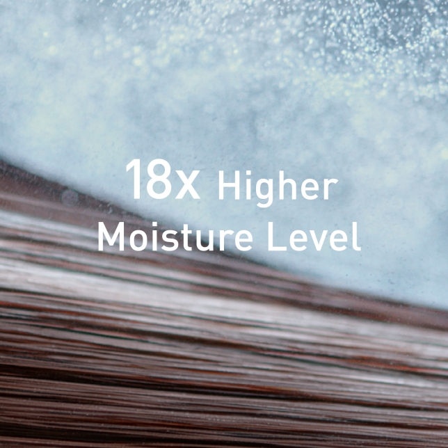 Återfukta håret på djupet