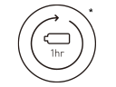 1 hour Full Charge