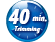 40 minuters trimning