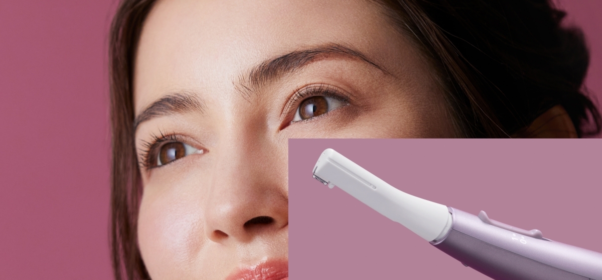 Image: End result of eyebrow and the product