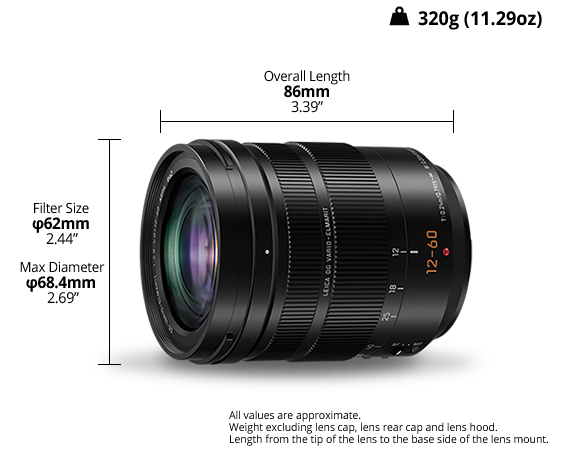 H-ES12060 LUMIX G Standardzoomobjektiv