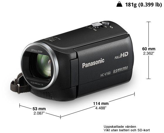 HC-V160 HD-videokamera