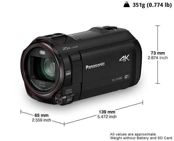 HC-VX980EG-K 4K UHD Videokamera