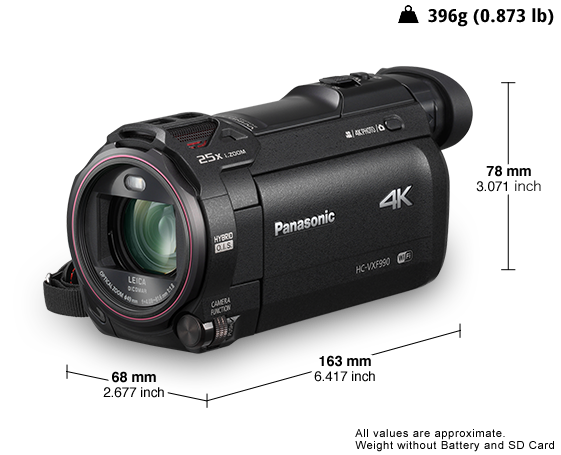 HC-VXF990EG-K 4K UHD Videokamera