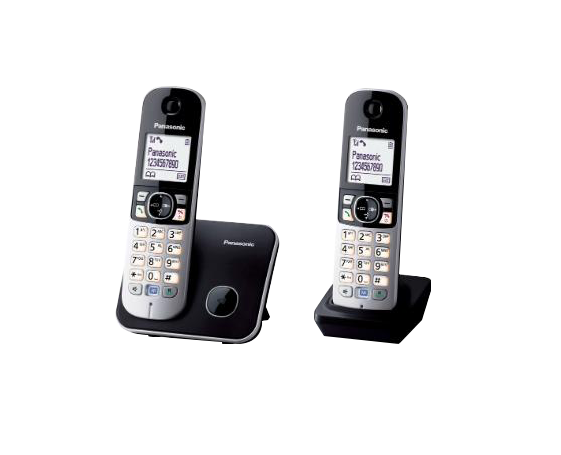 KX-TG6812NEB Trådlös digital DECT-telefon